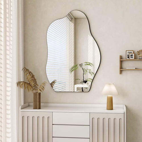 24"X32" Irregular Bathroom Wall Mirror Vanity Wall Mirror